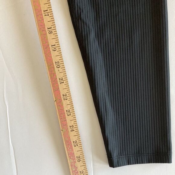 Girlfriend Collective Black RIB High-Rise Legging XL - Picture 10 of 11